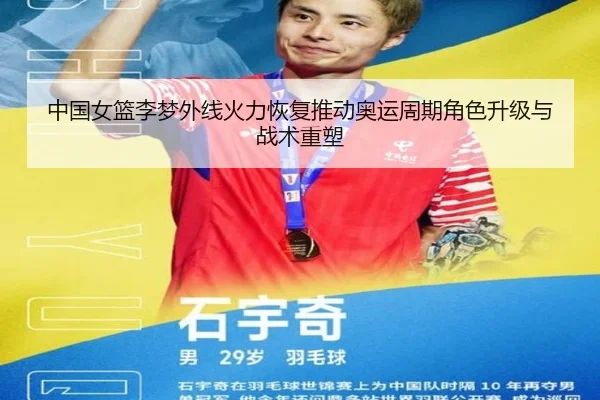 中国女篮李梦外线火力恢复推动奥运周期角色升级与战术重塑